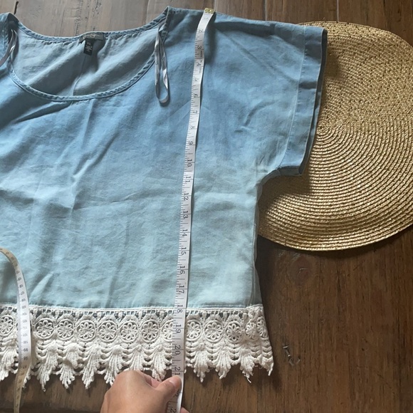 Jessica Simpson denim top - Picture 9 of 11